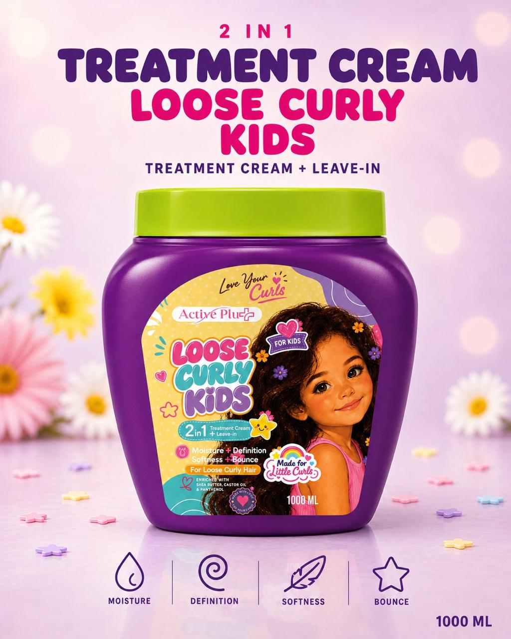 ACTIVE PLUS TREATMENT CREAM FOR KIDS WAVY HAIR  1KG
