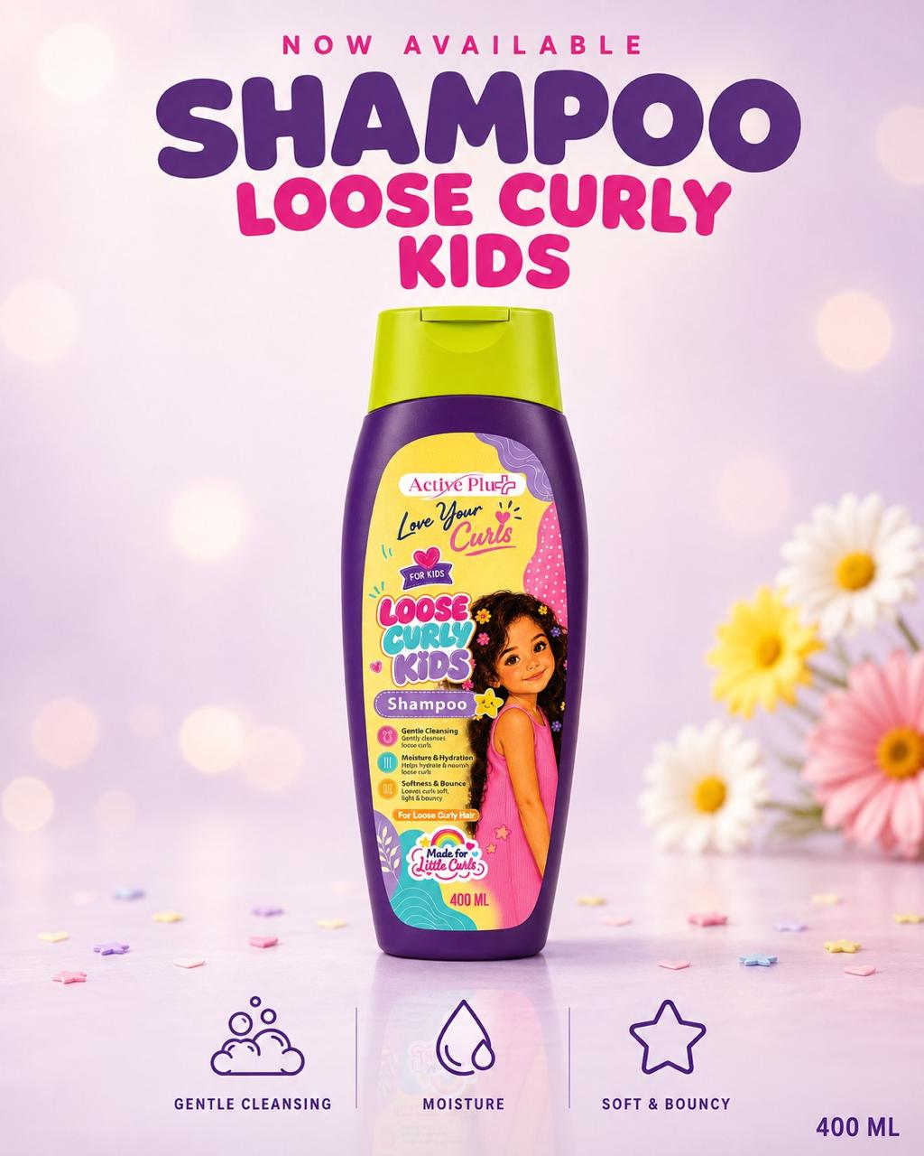 ACTIVE PLUS SHAMPOO FOR KIDS WAVY HAIR  400ML