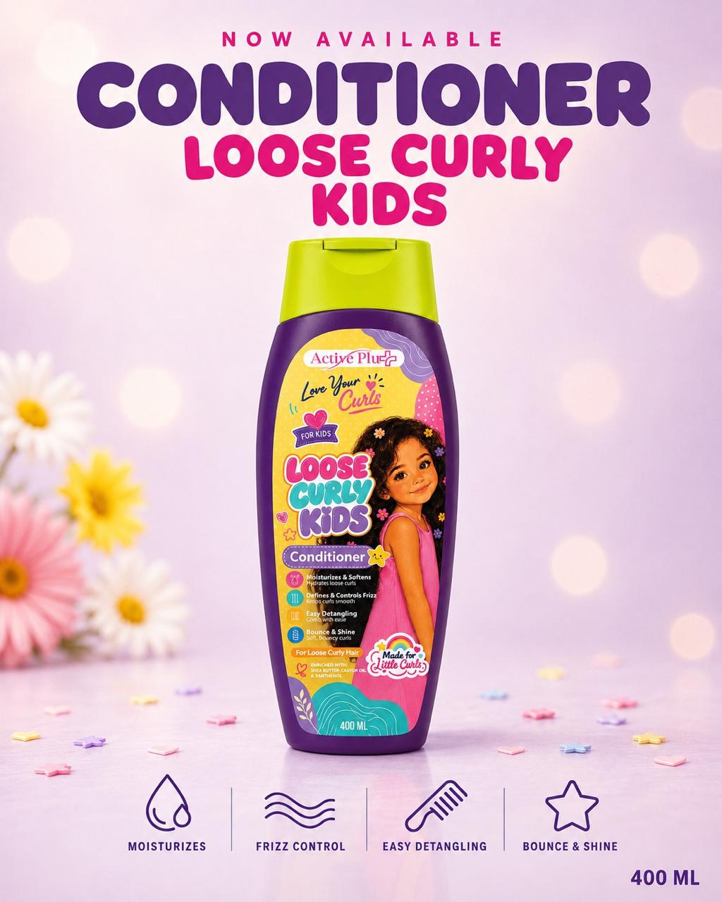 ACTIVE PLUS CONDITIONER FOR KIDS WAVY HAIR  400ML