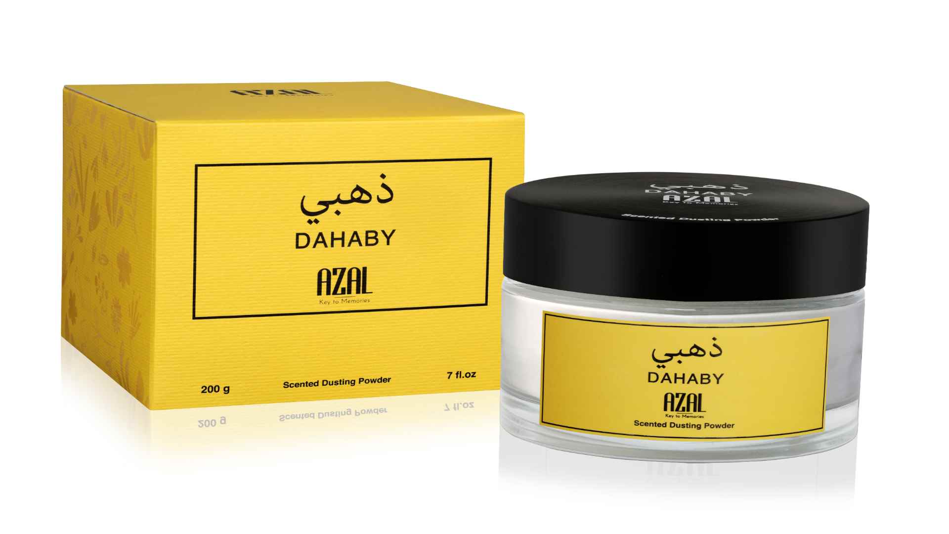 Azal Dahaby Scented Dusting Powder